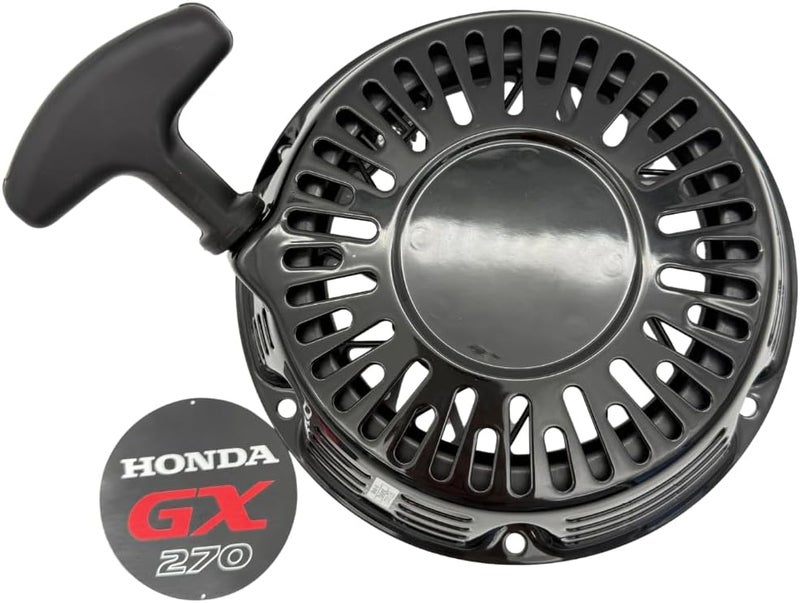 KINDZA Genuine 28400-Z5K-305ZB Recoil Starter Assembly with Genuine Emblem 87521-Z5K-000 for Honda GX270 GX240 Engines WT30XK4 FRC800 Superseded by 28400-Z5K-013ZA - Image 4